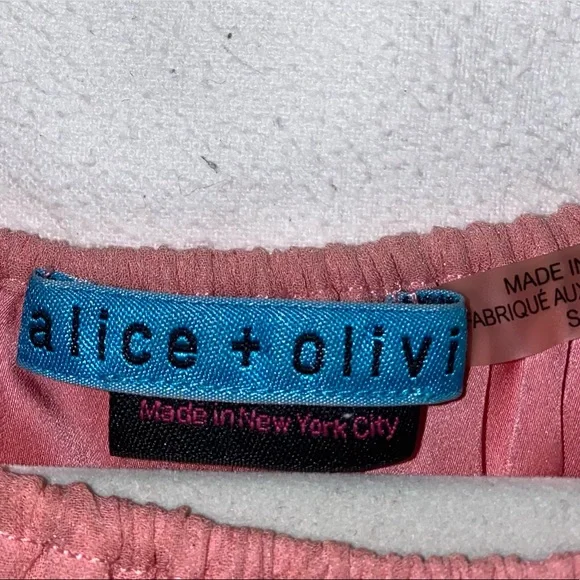 ALICE + OLIVIA | Alta Peasant Silk Blouse - Picture 6 of 6